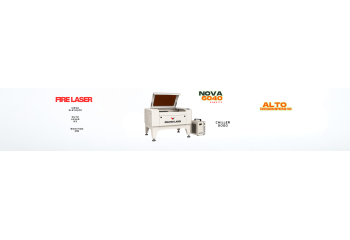 Maquina de corte e gravação a laser CO2 modelo 6040 potencia 80w